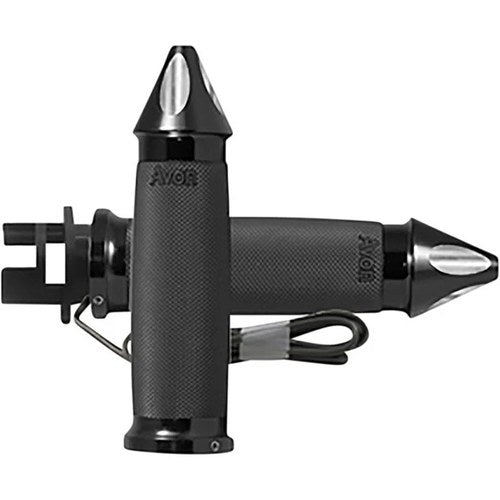 Avon Spike Custom Contour Heated Grips Black Indian Chieftain/Chief