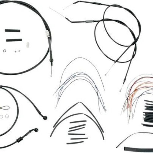 Burly Cable/Brake Line Kit for 16" Ape Hangers #B30-1005 Harley Davidson