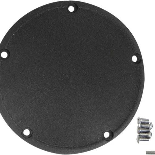 DS Domed Derby Cover Wrinkle Black Harley Davidson 145459