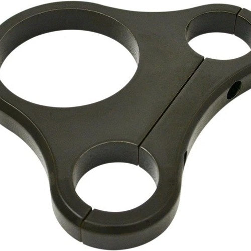 Drag Specialties T-Bar Single Gauge Mount for Standard Gauge 1.5" Flat Black