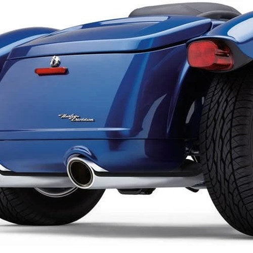 Cobra 909-Twins 4" Slip-On Mufflers Chrome Harley Flrt Freewheeler 2015-2024