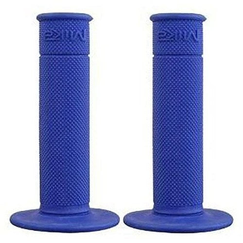 Mika Metals 50/50 MX Waffle Grips Blue