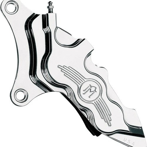 PM 6-Piston Direct Bolt-On Caliper for 11.5 Rotor Front Left Chrome 0051-2915-CH