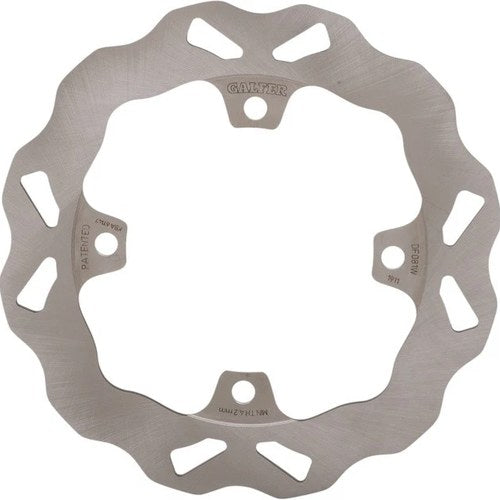 Galfer Standard Solid Mount Wave Rear Brake Rotor #DF081W for Honda