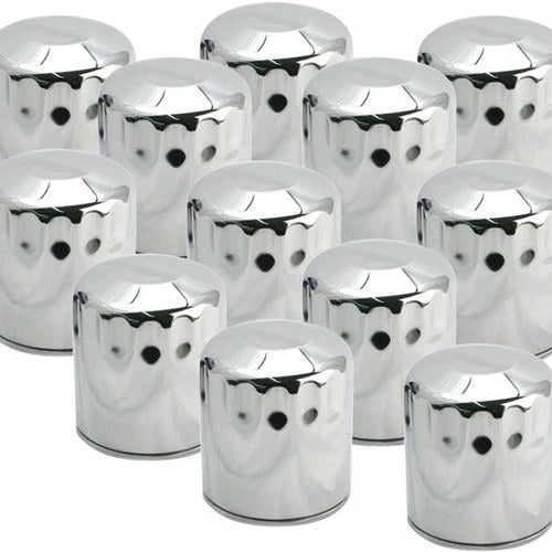 S&S Low-Restriction Oil Filter Chrome 12-Pack #310-0242 Harley Davidson
