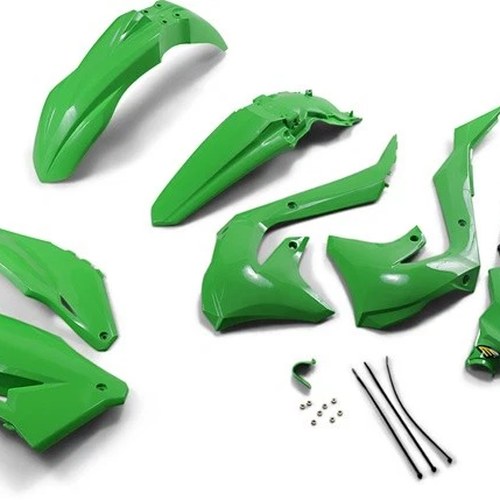 Cycra Powerflow Plastics Kit 19 Original #1CYC-9325-02 for Kawasaki