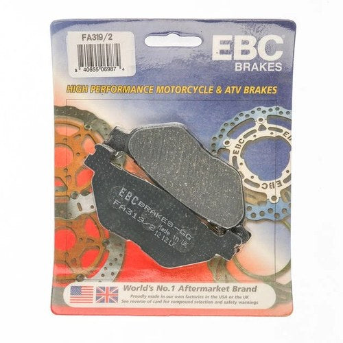 Ebc Organic Brake Pads Rear #FA319/2 for Yamaha