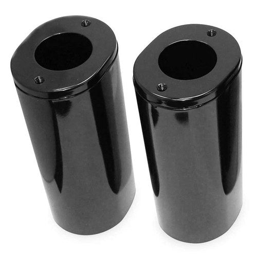 Biker's Choice Fork Tube Covers Black Standard Harley Davidson Flt Tour Glide