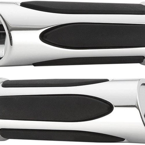 Arlen Ness Deep Cut Comfort Grips Chrome #07-052 Harley Davidson
