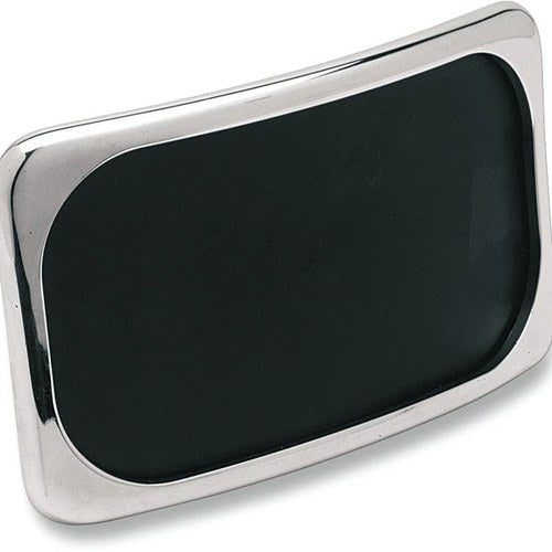 DS Small Radius License Plate Mount Kit Chrome 3-Hole
