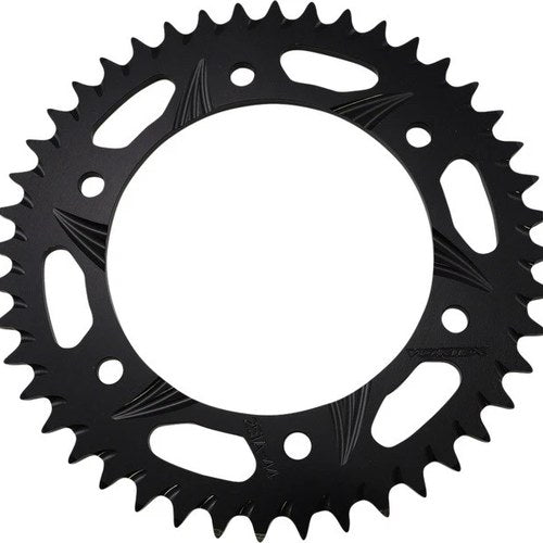 Vortex F5 Aluminum Rear Sprocket 44T 520 Black #251AK-44 for Honda