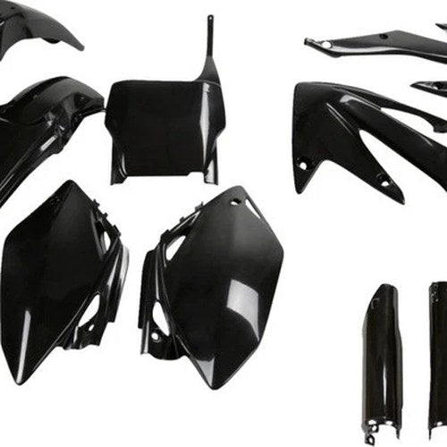 UFO Complete Plastics Kit Black #HOKIT108F@001 for Honda CRF450R 2005-2006