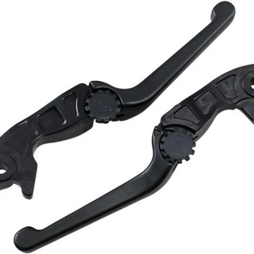 Psr Anthem Adjustable Lever Set Black #12-00668-22 Harley Davidson