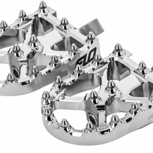 Flo V3 Bmx Style Footpegs Chrome Harley-Davidson Male Mount