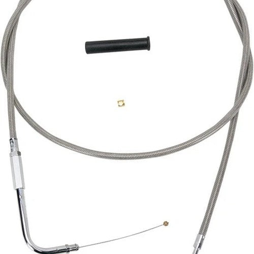DS Braided Alternate Length Throttle Cable 56" #211711 Harley Davidson