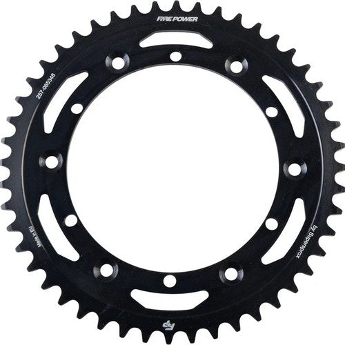 Fire Power 520 Steel Rear Sprocket 48T Black #FPS-853-48-BLK for Yamaha