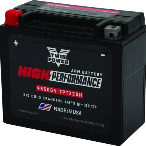 Twin Power High Performance Maintenance Free Battery YTX20H #TPWM72RBH