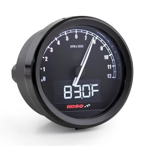 Koso TNT-05R D60 Tachometer Black