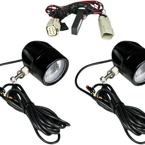 Custom Dynamics ProBEAM LED Halo Fog Lights Black #PB-FOG-TKE-B Harley Davidson