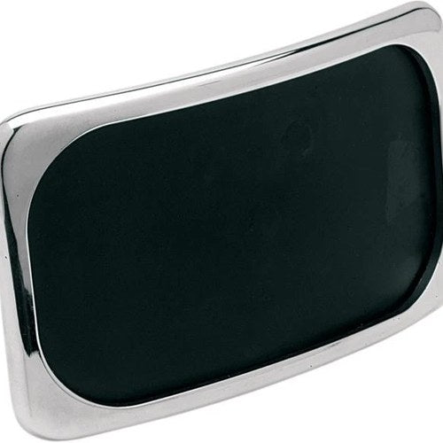 DS Large Radius License Plate Mount Kit Chrome 3-Hole