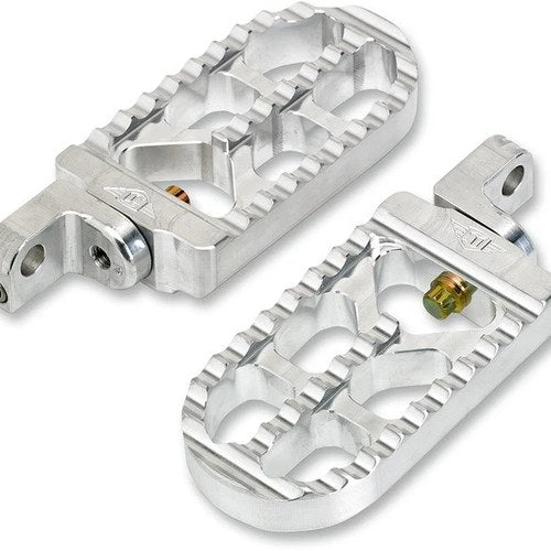 Joker Machine Adjustable Footpegs Serrated Long Raw Harley Davidson Sportster