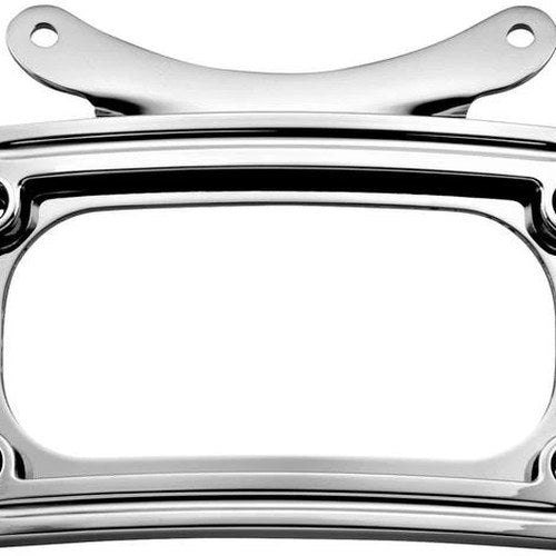 Kuryakyn Curved License Plate Frame For Light Bars Chrome #3162 Harley Davidson