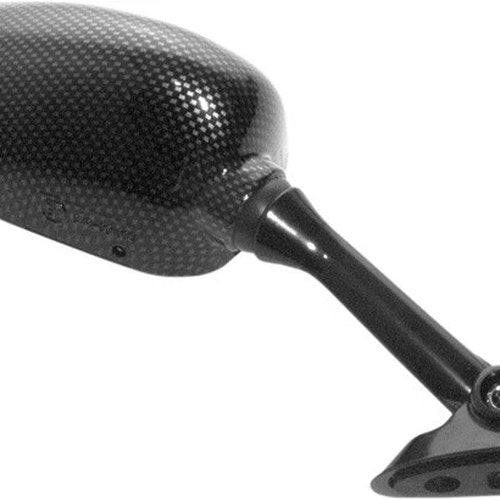 Emgo Replacement Mirror Rectangular Right Carbon #20-69723 fits Suzuki