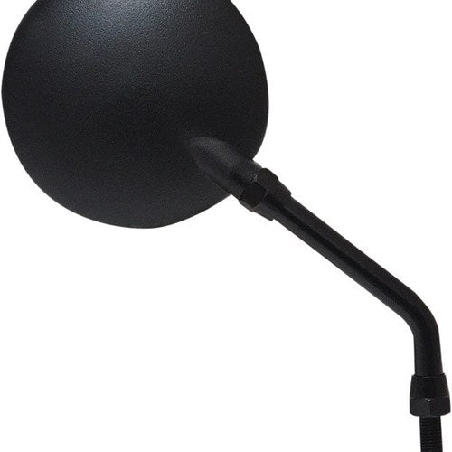 Parts Unlimited Round Mirror Flat Black