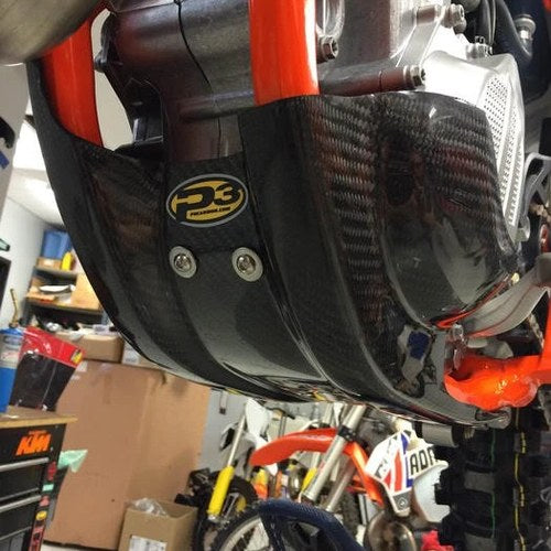 P3 Carbon Hybrid Skid Plate #301077 KTM 450 XC-F/450 SX-F