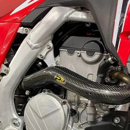 P3 Carbon Fiber Header Heat Shield #205059 for Honda Crf 250 2019-2021