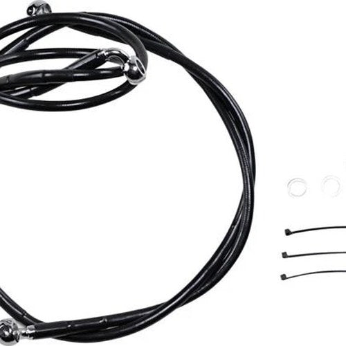 DS Vinyl Brake Line Kit ABS Front Upper/Lower +10" Harley Fxdf Fat Bob 12-16