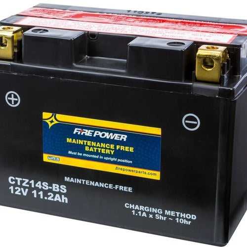 Wps Fire Power CTZ14S-BS Maintenance Free Battery #CTZ14S-BS