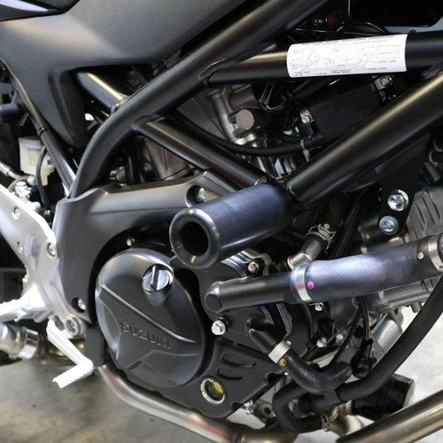 Shogun Standard Frame Slider Black Cut Required fits Suzuki SV650 2017-2019