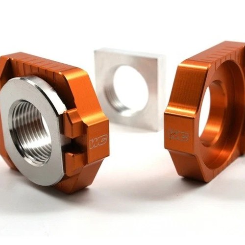 Works Connection Elite Axle Blocks Orange #17-264 KTM/Husqvarna