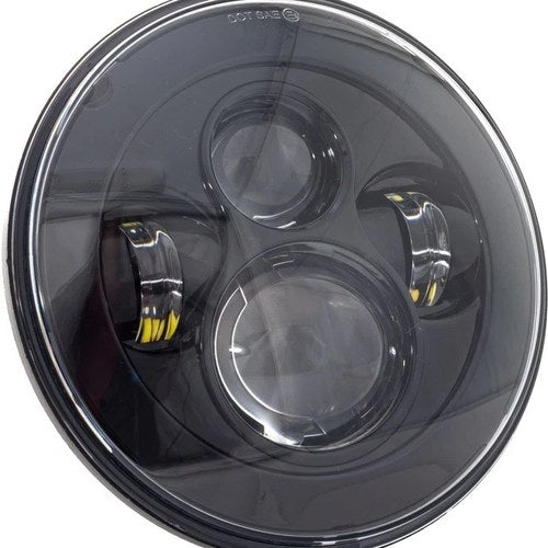 Letric Lighting Premium LED Projector Headlight 7" Black