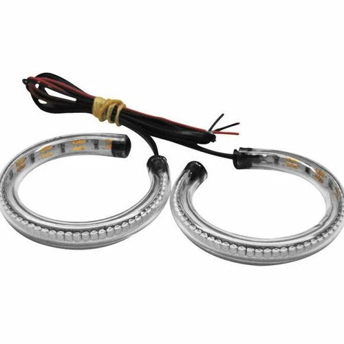 New Rage Cycles Rage 360 LED Fork Mount Turn Signals 37mm Front Amber