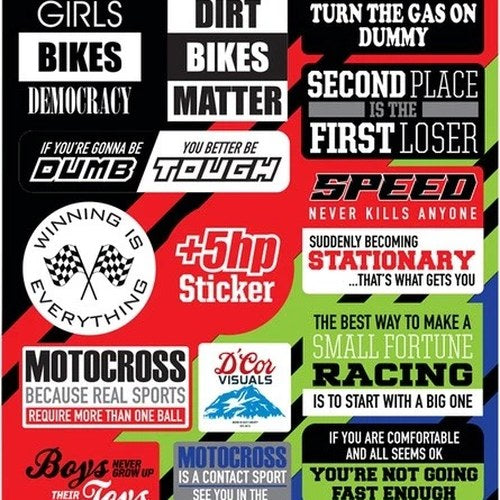Dcor Universal Decal Sheet MotoTalk 2