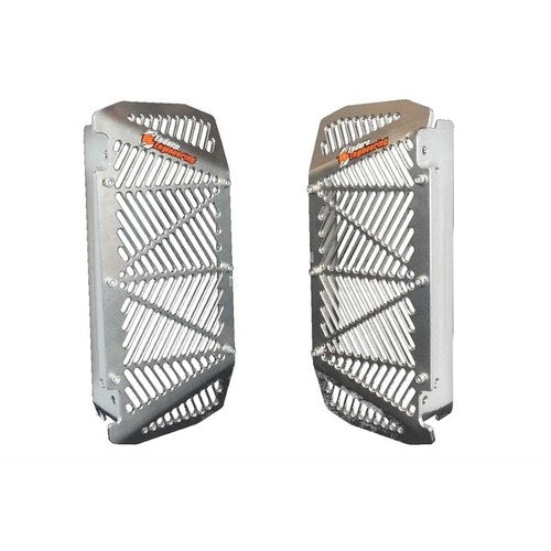 Enduro Engineering Billet Radiator Guards Silver #12-3000 For Suzuki/Kawasaki