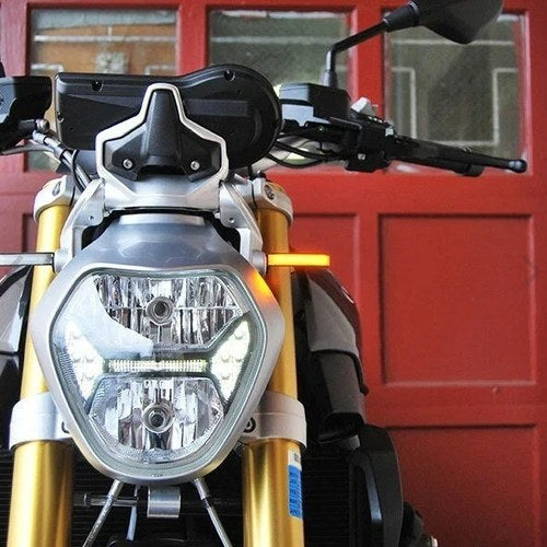 New Rage Cycles LED Front Turn Signals Amber Ducati Monster 1200 2016-2020