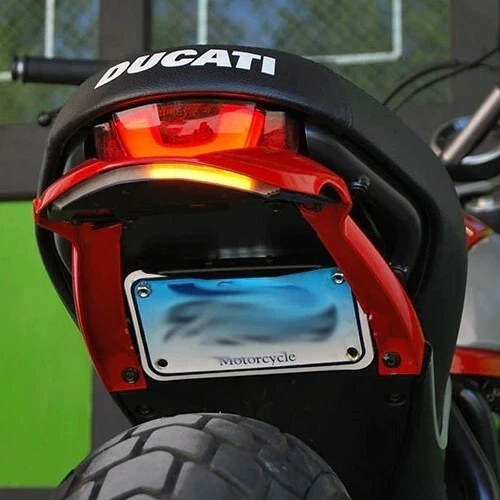 New Rage Cycles Fender Eliminator w/Standard License Bracket #ICURB-WFE Ducati