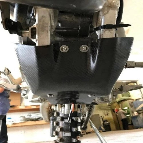 P3 Carbon Fiber Skid Plate #307041 for Yamaha YZ125/YZ125X
