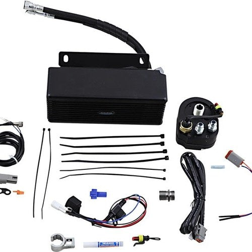 UltraCool 3.0 Below Regulator Oil Cooler for S&S T124/T143 Flat Black RF-2FSS