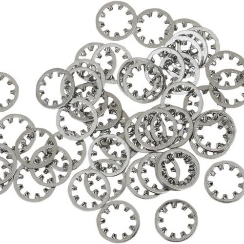 DS Chrome Motorcycle Inside Star Washer 50-Pack 5/16"