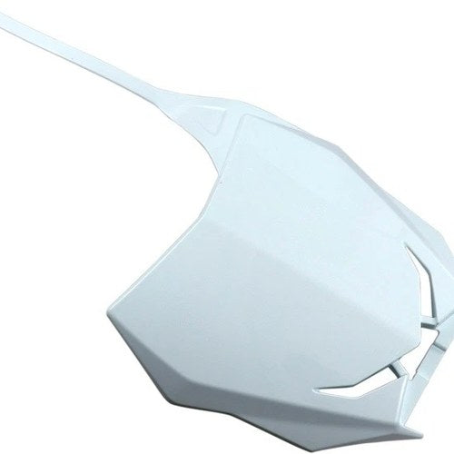 UFO Front Number Plate White #SU04943041 for Suzuki RM-Z450/RM-Z250