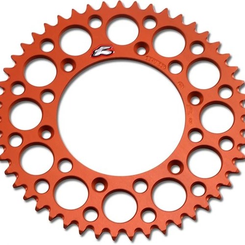 Renthal Aluminum Rear Sprocket 49T Orange 224U-520-49GPOR Husqvarna/KTM/Husaberg