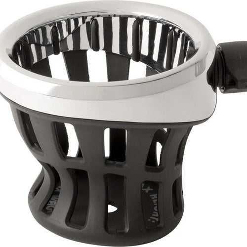 Ciro Gen 2 Passenger Drink Holder Black/Chrome #55421 Harley Davidson