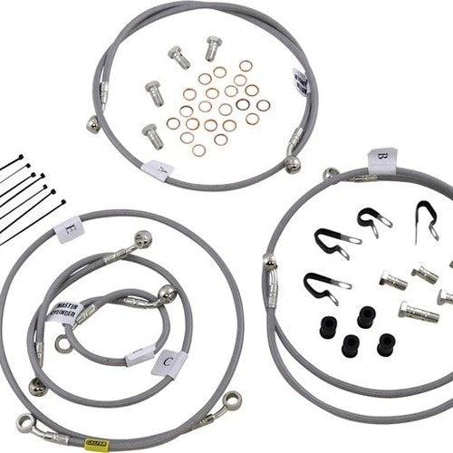 Galfer Brake 5-Line Kit Clear fits Kawasaki Ninja ZX-6R 2013-2017