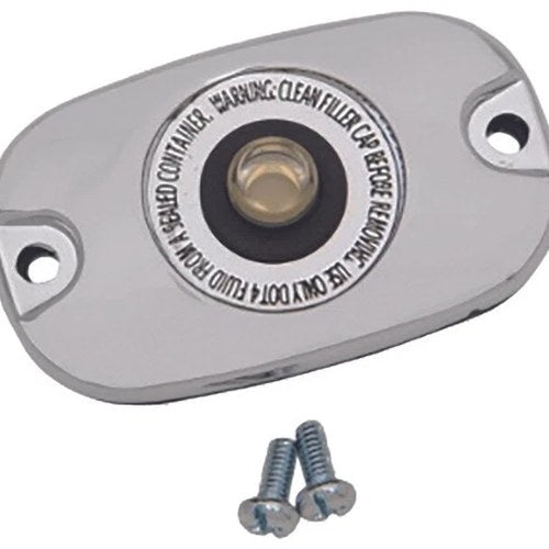 HardDrive Rear Brake Master Cylinder Cover Chrome #053742 Harley Davidson