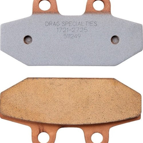 DS Premium Sintered Metal Rear Brake Pads Harley M8 Softail