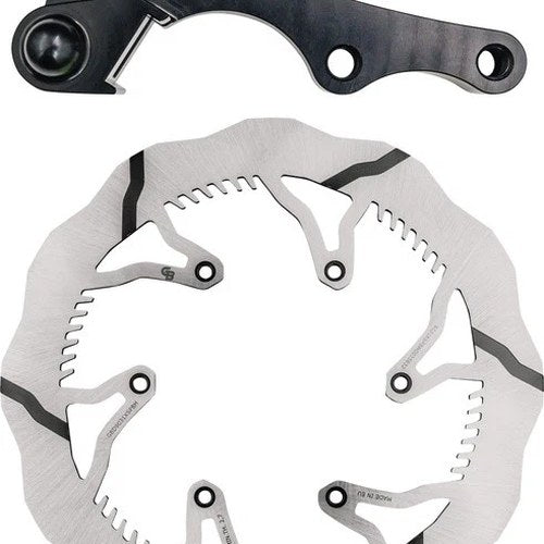 GBrakes Solid Wave Front Brake Rotor Kit GBDOS225